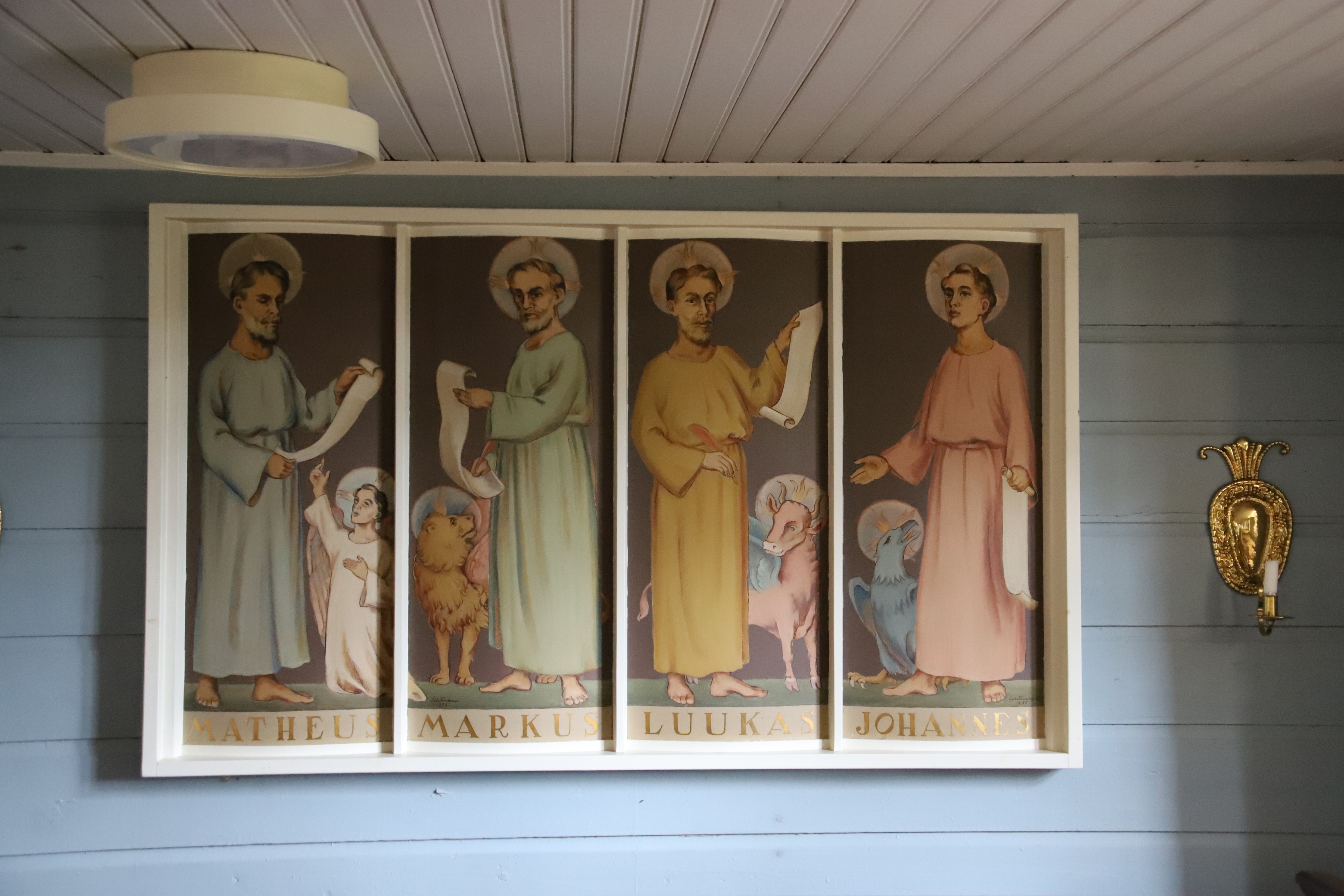 Urho Lehtinen, neljä evankelistaa, 1935