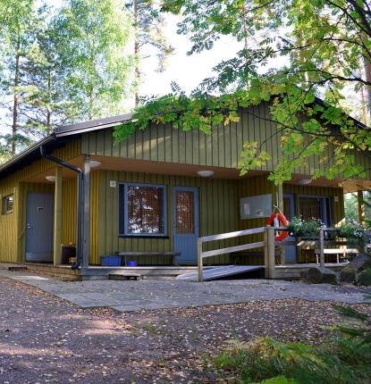 kuva Siikjärven saunasta.