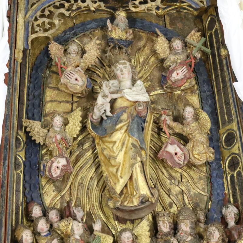 Someron vanhan kirkon alttarikaapin keskuskuvio