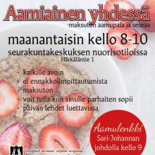 Aamiainen yhdessä