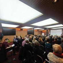 Salon, Liedon, Loimaan, Paimion, Pöytyän ja Someron seurakuntien kirkkoneuvostot pohtivat Rovan mahdollisuuksia yhteisessä seminaaripäivässä 9.11.2024.